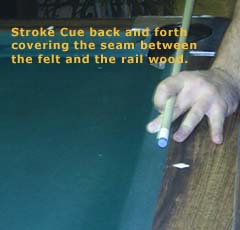 pool instruction cue stroke drill